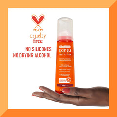 Cantu Wave Whip Curling Mousse – Espuma Moldeadora para Ondas y Rizos (248 ml / 8.4 fl oz)