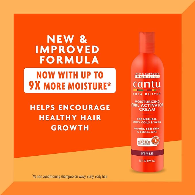 Cantu Moisturizing Curl Activator Cream – Crema Hidratante Activadora de Rizos (355 ml)