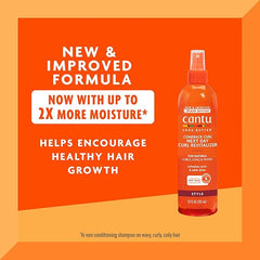 Cantu Comeback Curl Next Day Curl Revitalizer – Spray Revitalizador de Rizos Día Siguiente (355 ml)