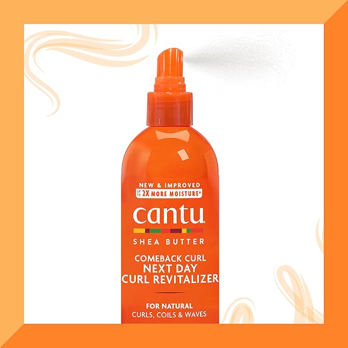 Cantu Comeback Curl Next Day Curl Revitalizer – Spray Revitalizador de Rizos Día Siguiente (355 ml)