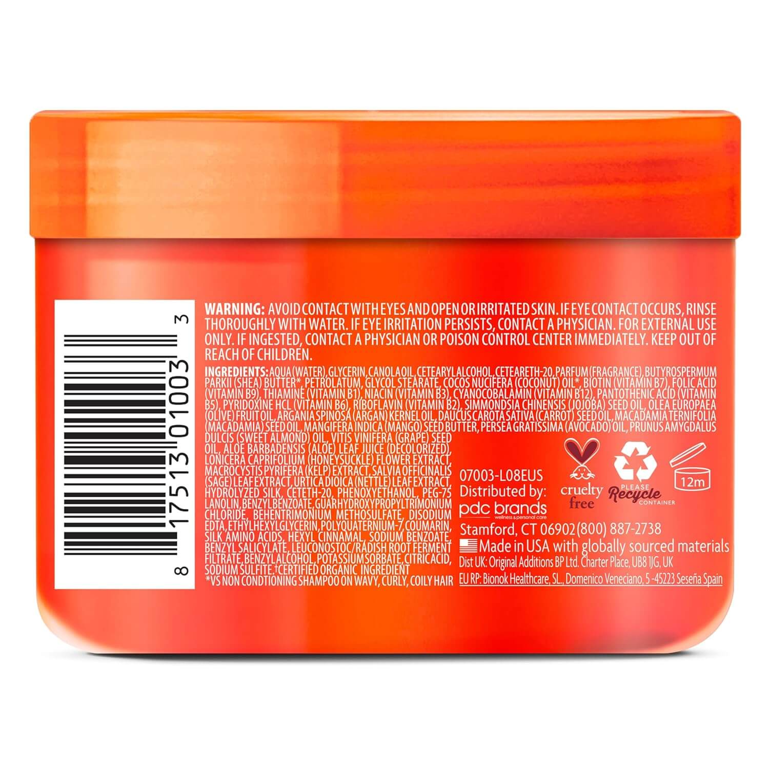 Cantu Coconut Curling Cream – Crema Definidora de Coco para Rizos (340 g / 12 oz)