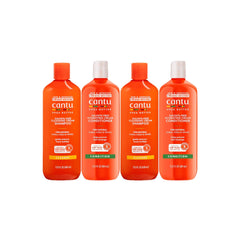 Cantu Set 4p – 2 × Shampoo Sin Sulfatos (400 ml) + 2 × Acondicionador Hidratante (400 ml)