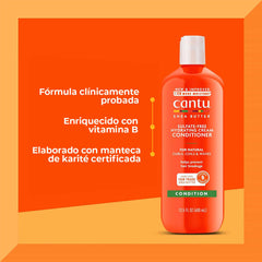 Cantu Sulfate-Free Hydrating Cream Conditioner – Acondicionador Hidratante sin Sulfatos para Rizos (400 ml)