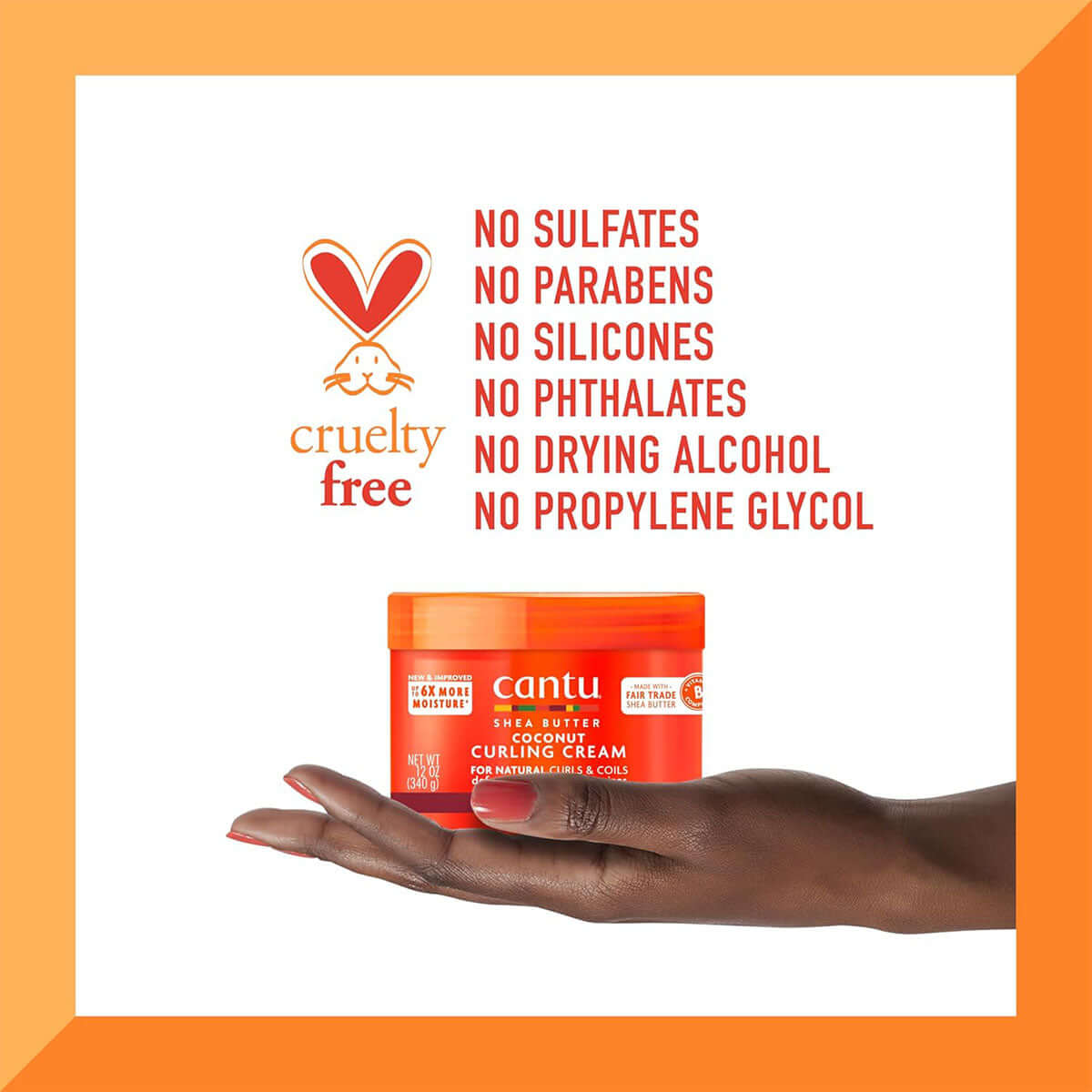 Cantu Coconut Curling Cream – Crema Definidora de Coco para Rizos (340 g / 12 oz)